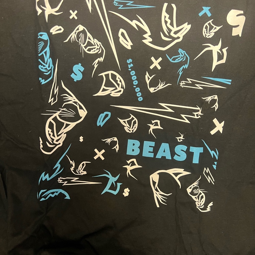 Signed Mr Beast Shirt From His Live Stream Signing